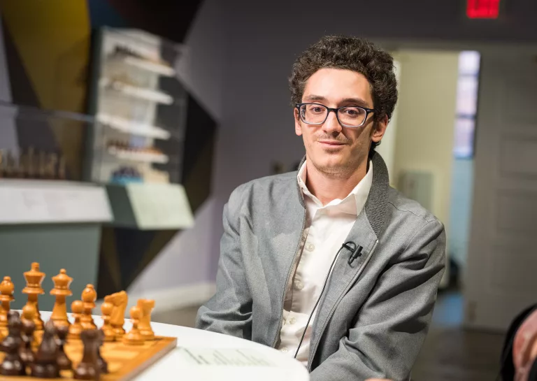 Fabiano Caruana, en el Campeonato de Estados Unidos. Foto: Lennart Ootes